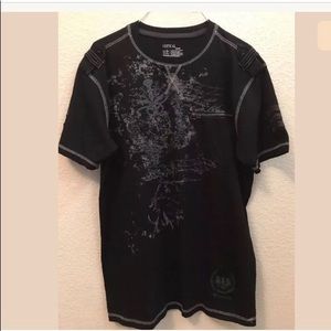 New Black Vertical Sport Shirt Size 18/20